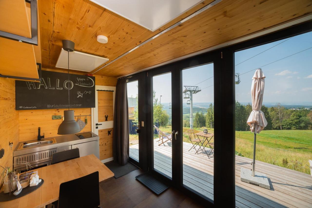 Villa Bergheim Container Loft Schöneck Esterno foto