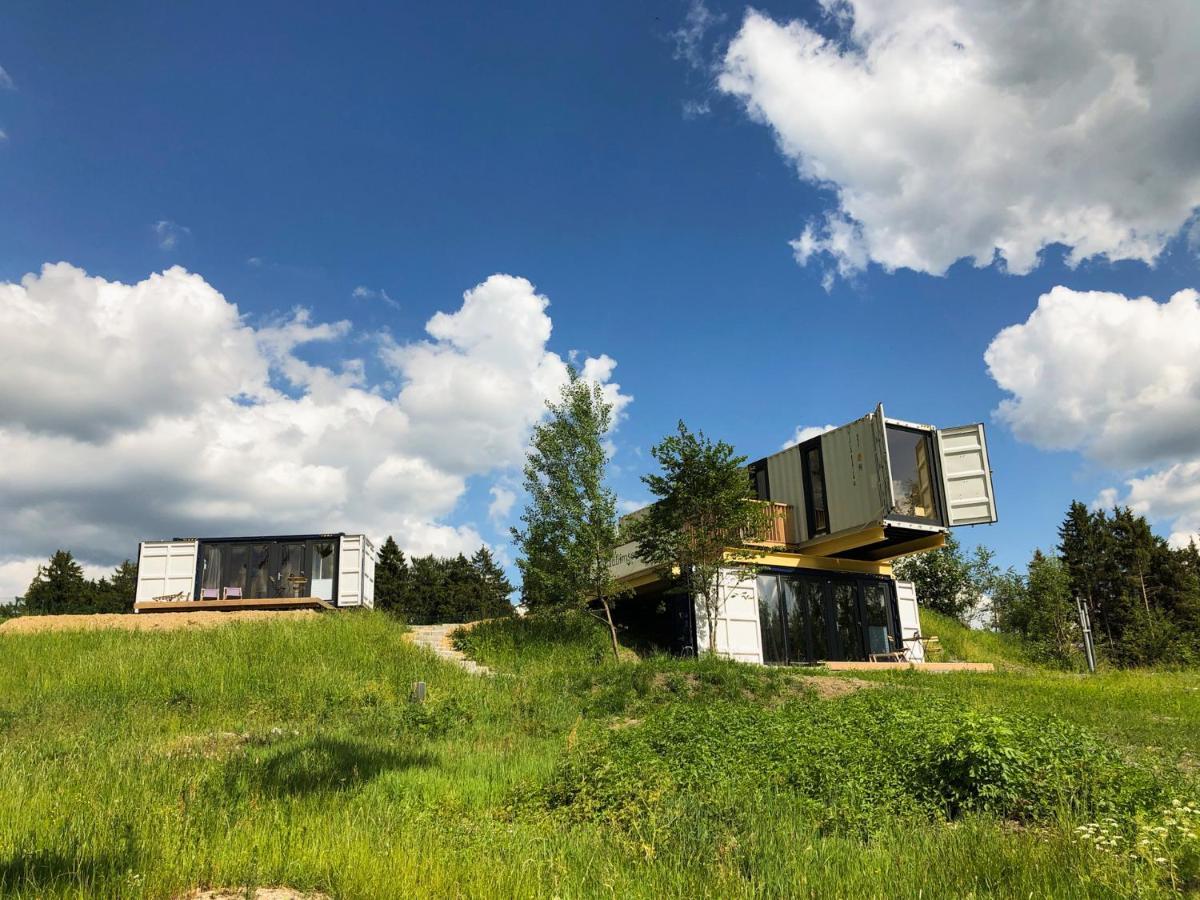 Villa Bergheim Container Loft Schöneck Esterno foto