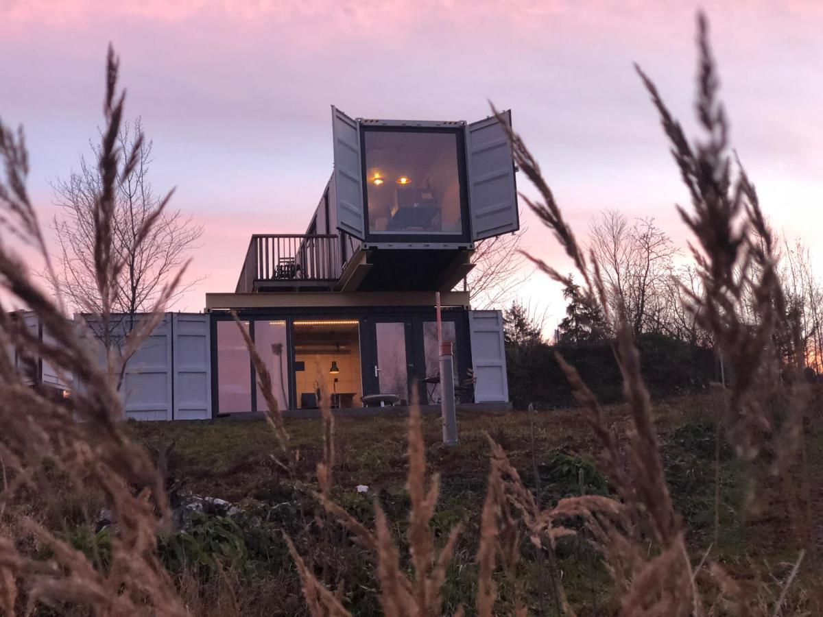 Villa Bergheim Container Loft Schöneck Esterno foto